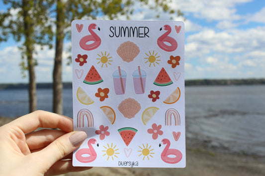 Sticker Sheet - Summer