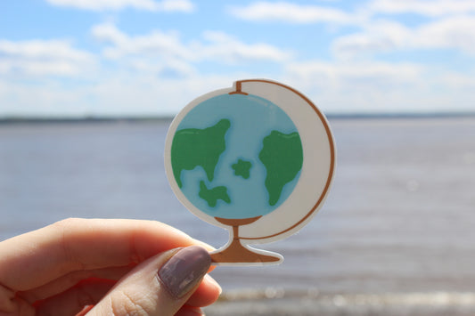 Autocollant - Globe terrestre