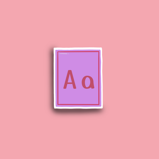 Autocollant - Affiche école