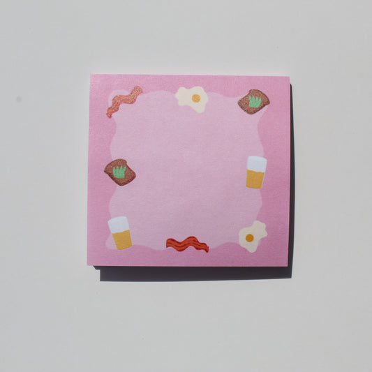 Bloc-notes autocollant - Brunch
