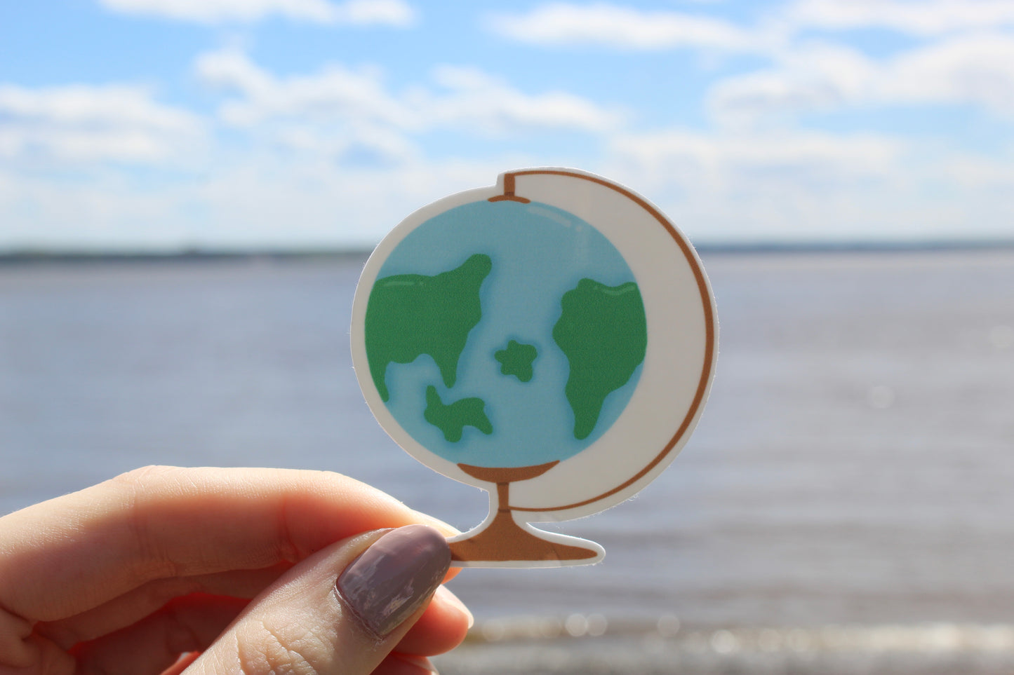 Autocollant -  Globe terrestre