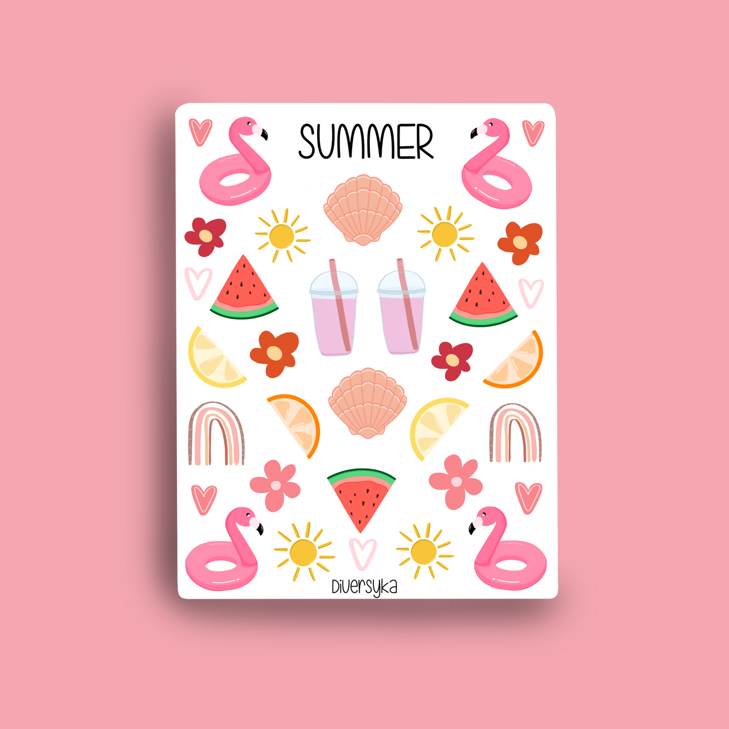 Sticker Sheet - Summer