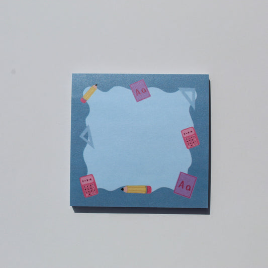 Bloc-notes autocollant - École