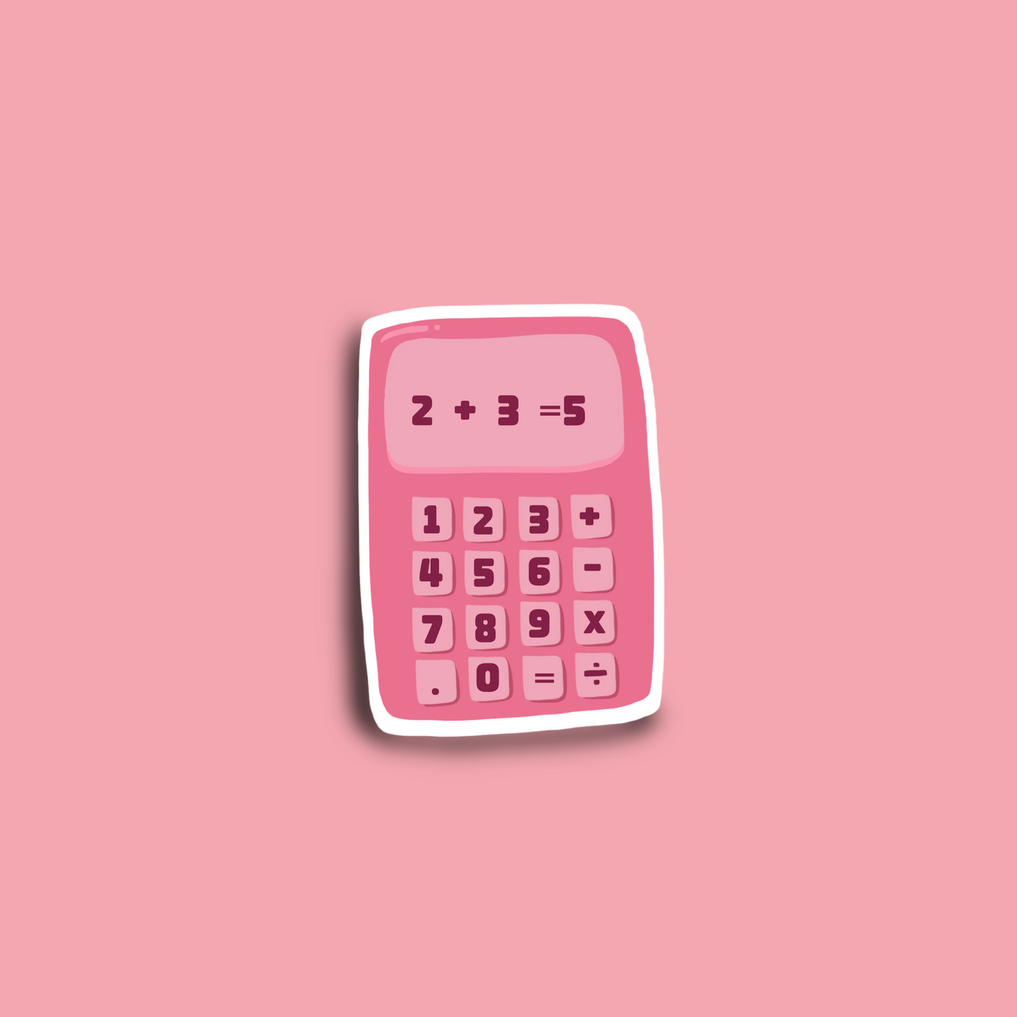 Autocollant - Calculatrice