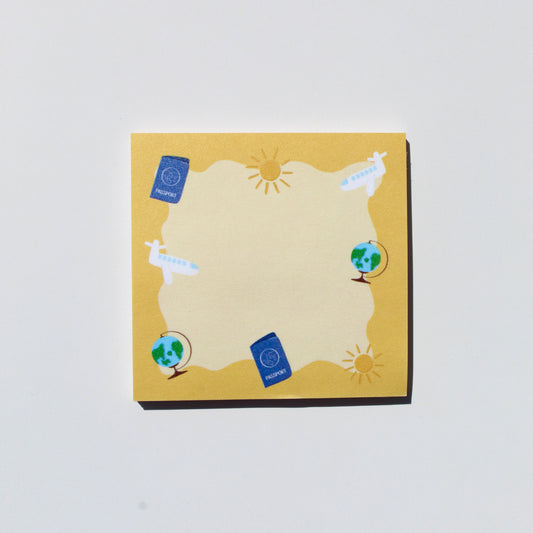 Bloc-notes autocollant - Voyage