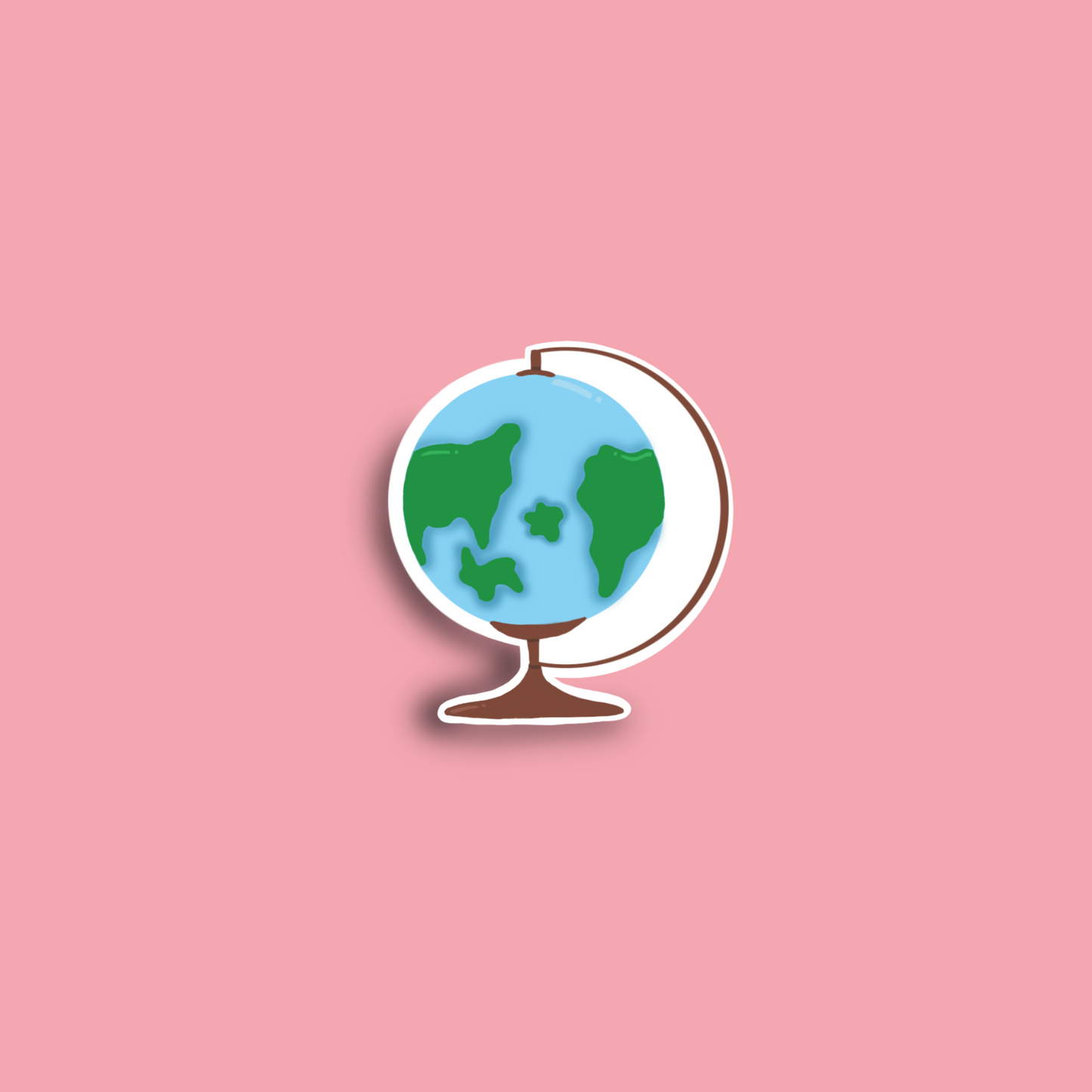 Autocollant -  Globe terrestre