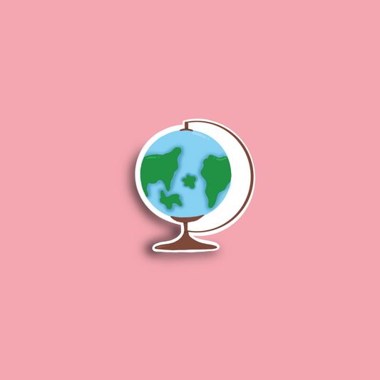 Autocollant -  Globe terrestre